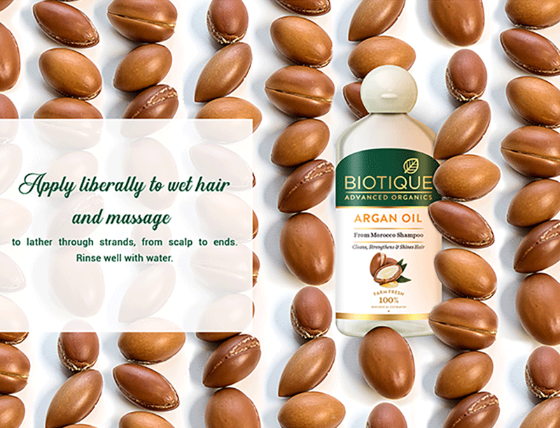 Argan oil from Morocco shampoo 300ml A+ content