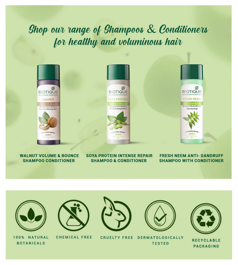 Soya Protein Intense Repair Shampoo & Conditioner - 340ml (Pack of 2)
