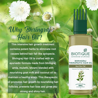 Bhringraj anti hair fall therapeutic hair oil 100ml