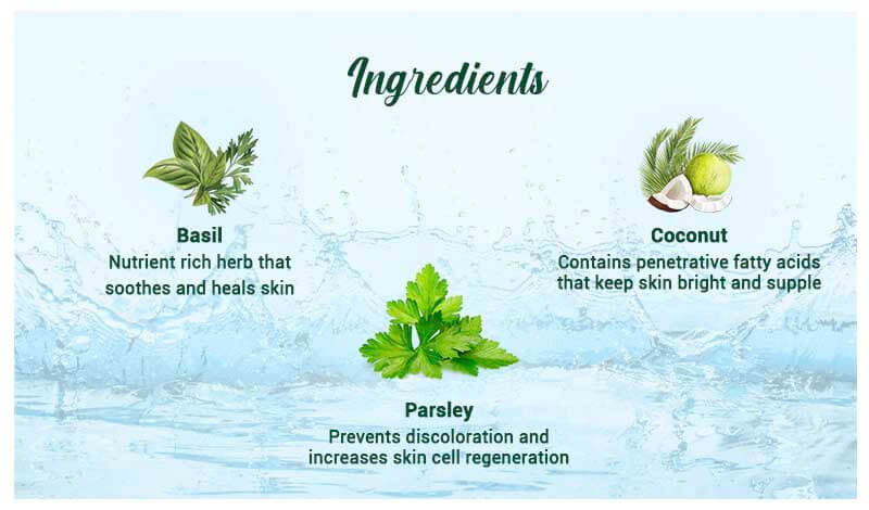 BASIL & PARSLEY Revitalizing Bathing Bar 150g (Pack of 2) A+ content