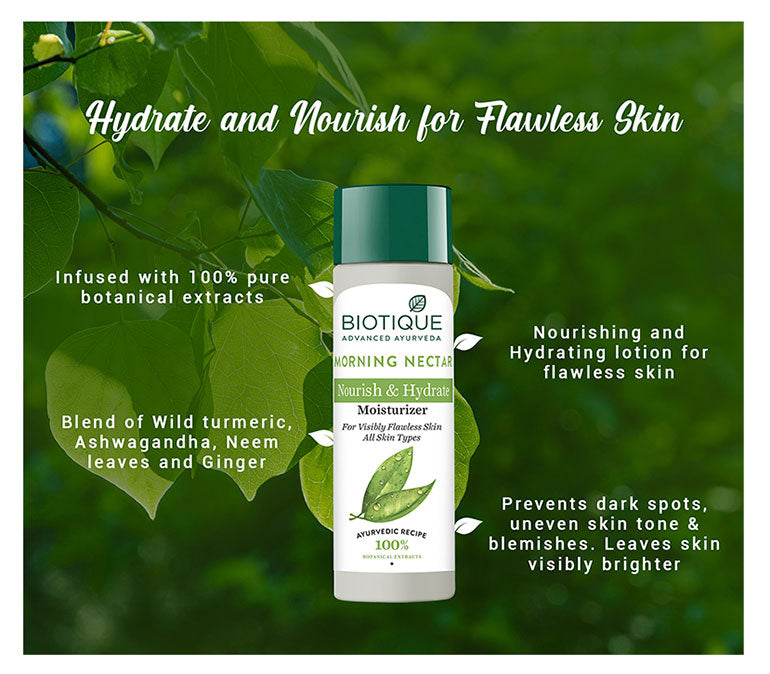 MORNING NECTAR Nourish & Hydrate Moisturizer 190ml (Pack of 2) A+ content