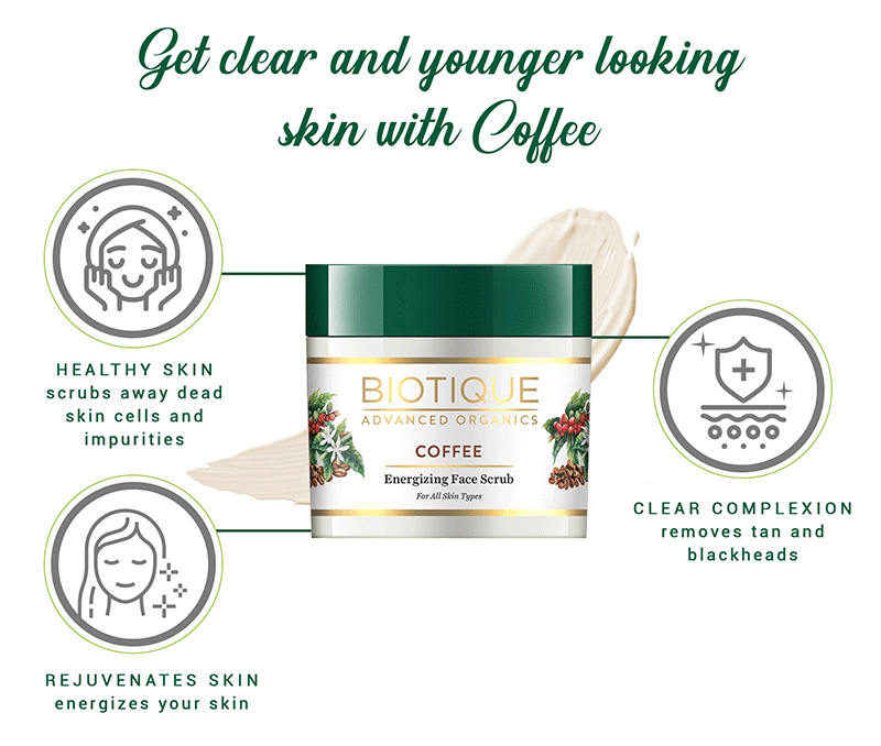 Coffee Energizing face srcub 50gm A+ content