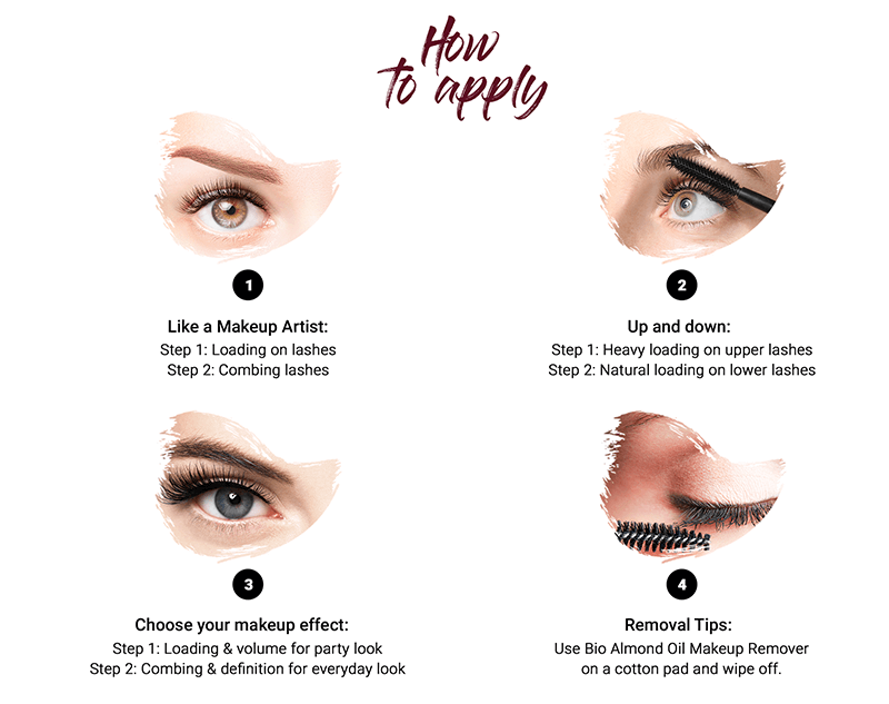 How to use Biotique Natural Makeup Diva Dreams Two In One Mascara, 9ml