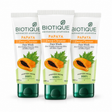 Papaya Deep Cleanse Face Wash 150ml (Pack of 3)