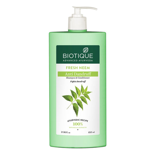 Fresh neem anti dandruff shampoo & conditioner 650ml