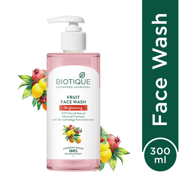 Fruit brightening face wash