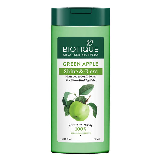 Green apple shine & gloss shampoo & conditioner - 180ml