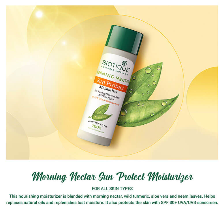 MORNING NECTAR Sun Protect Moisturizer (30+ SPF) 120ml