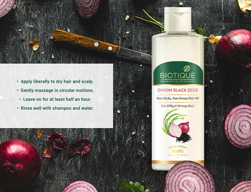How to use Onion Back Seed Hair Oil