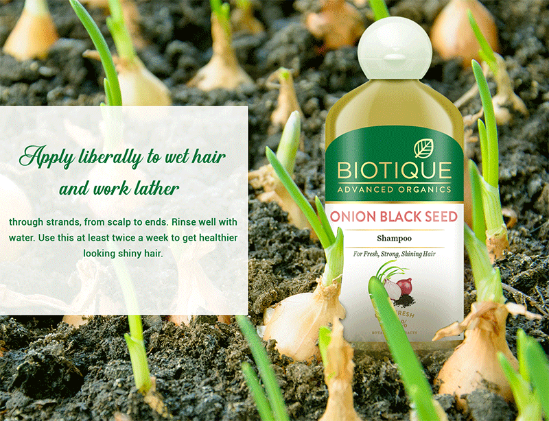 Onion black seed shampoo 300ml A+ content