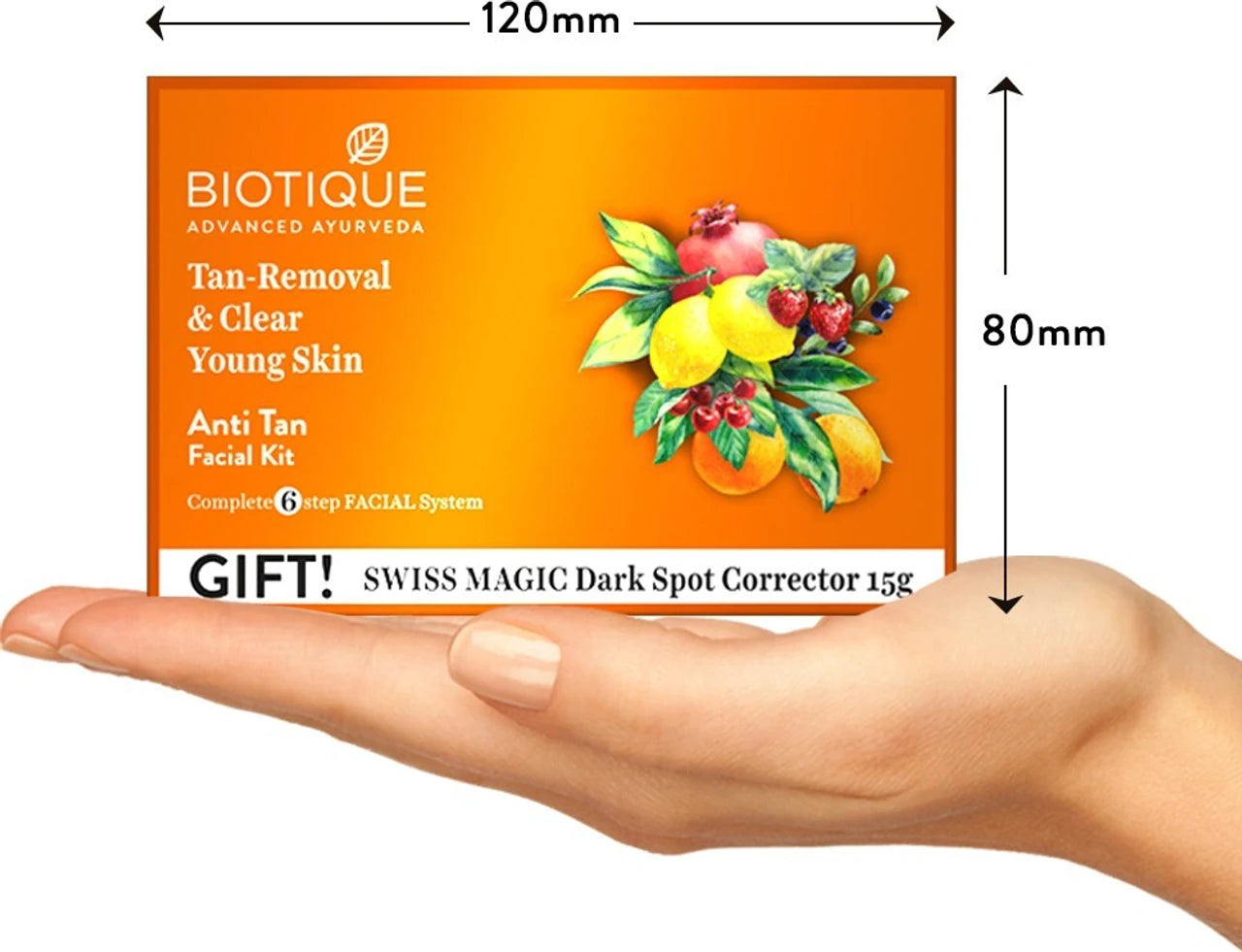 Tan removal clear young skin facial kit 5x10g + 15g