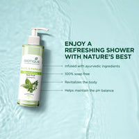 Basil & parsley revitalizing body wash 200ml