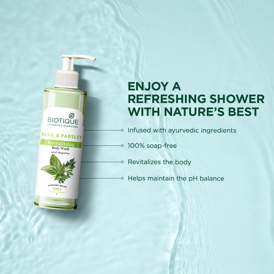 BASIL & PARSLEY Revitalizing Body Wash 200ml
