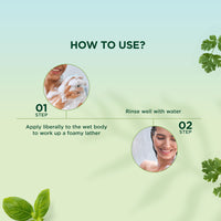 Basil & parsley revitalizing body wash 200ml