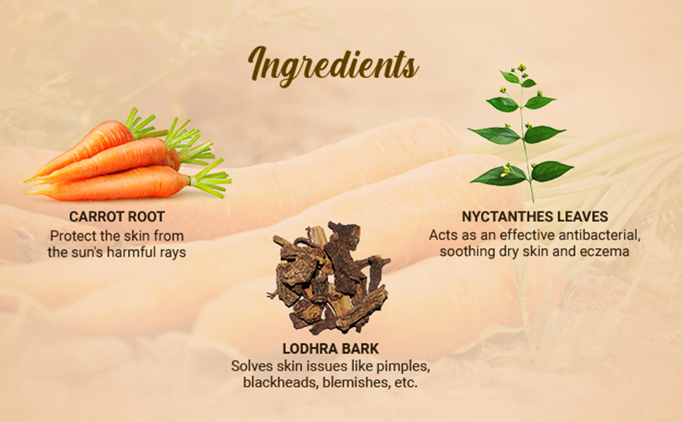 SUN SHIELD CARROT 40+SPF Sunscreen Cream 50g A+ content
