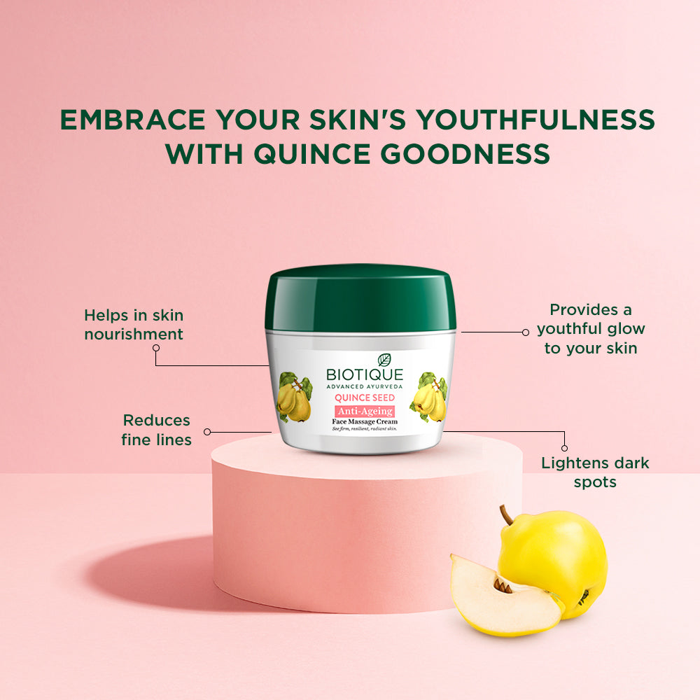 QUINCE SEED Anti-Ageing Face Massage Cream 50g A+ content