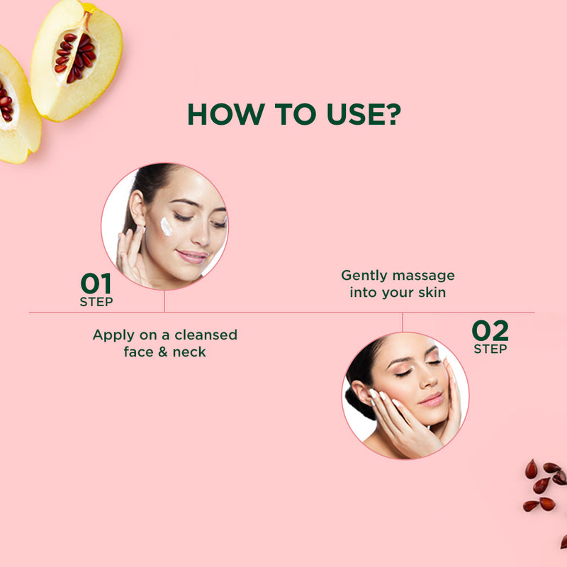 How to use QUINCE SEED Anti-Ageing Face Massage Cream 50g
