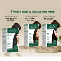 Biotique herbcolor 1n natural black - 60gm + 140ml