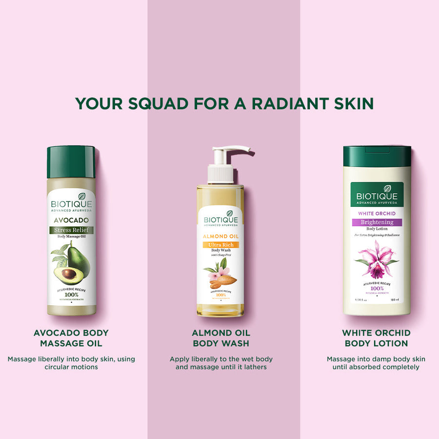 WHITE ORCHID Brightening Body Lotion For Extra Brightening & Radiance - 400ml