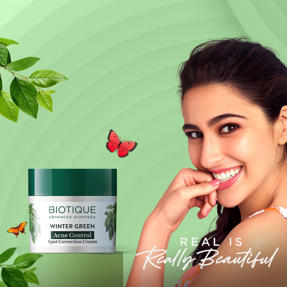 Biotique Winter Green Acne Control Spot Correction Cream 15g