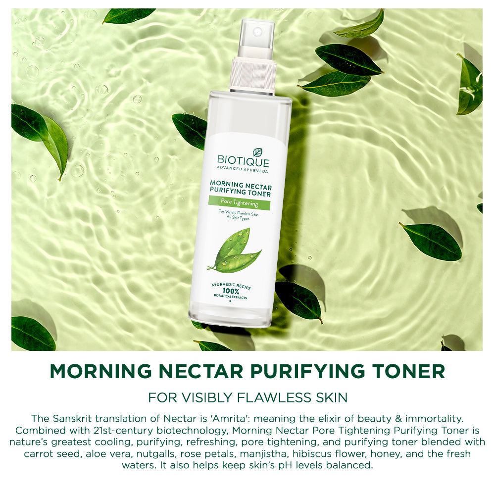 Morning nectar pore tightening purifying toner