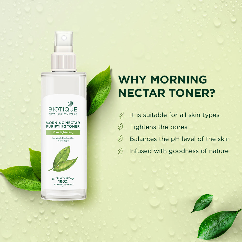 Morning nectar pore tightening purifying toner