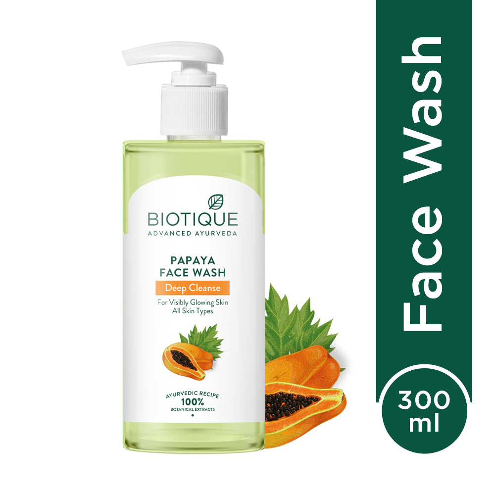 Papaya deep cleanse face wash