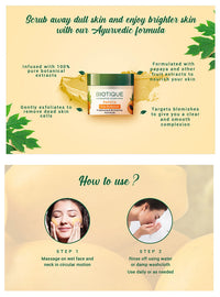 Papaya tan removal brightening & revitalizing face scrub 100g