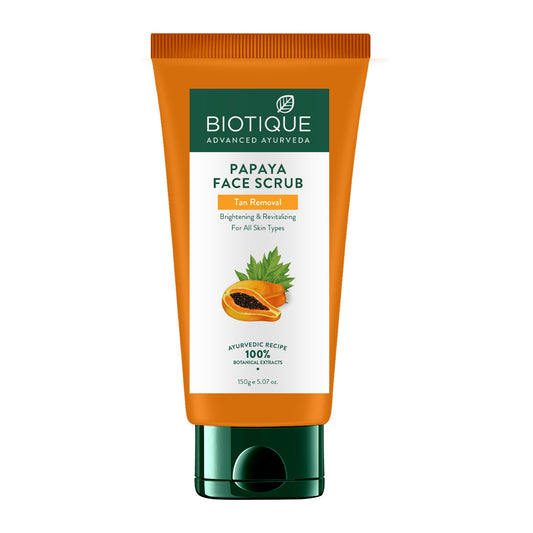 Papaya tan removal brightening & revitalizing face scrub 150g