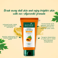 Papaya tan removal brightening & revitalizing face scrub 150g
