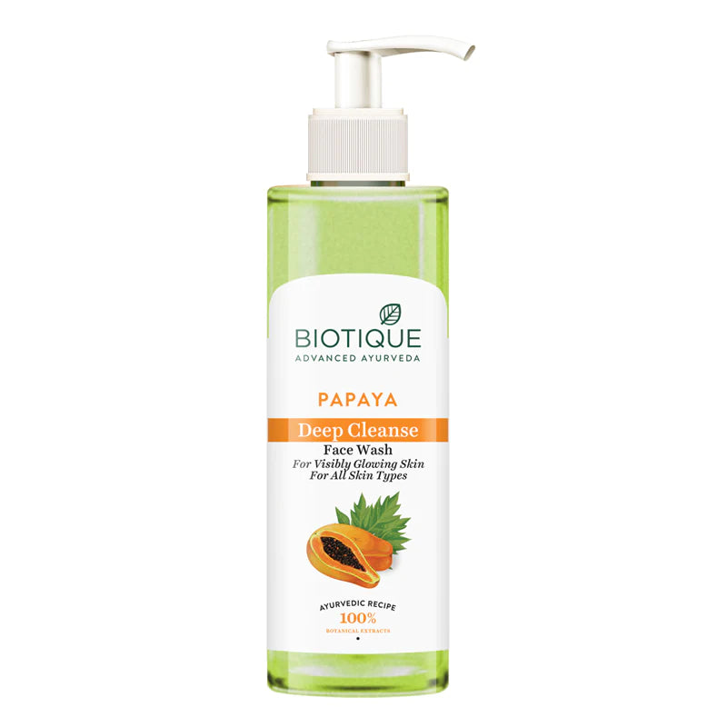 Papaya deep cleanse face wash