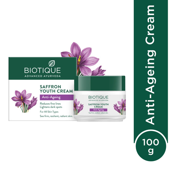 Anti Aging Cream with Saffron for Youthful Glow- Biotique