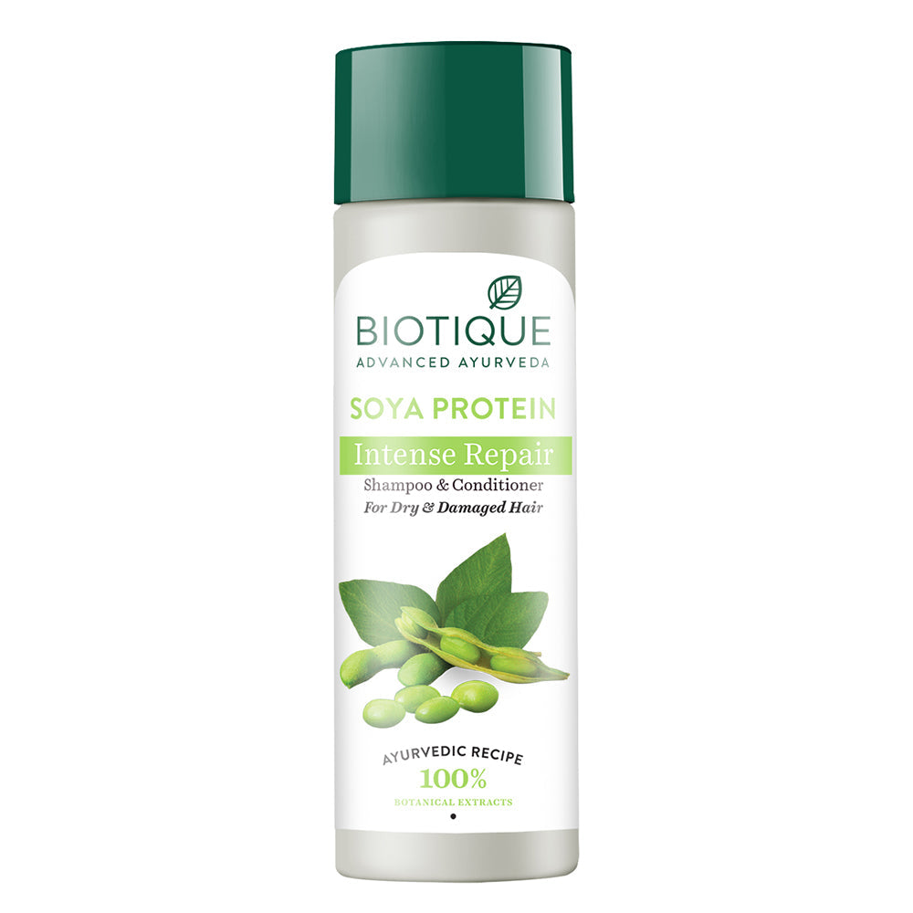 Biotique soya protein fresh nourishing shampoo 650ml (pack of 2)