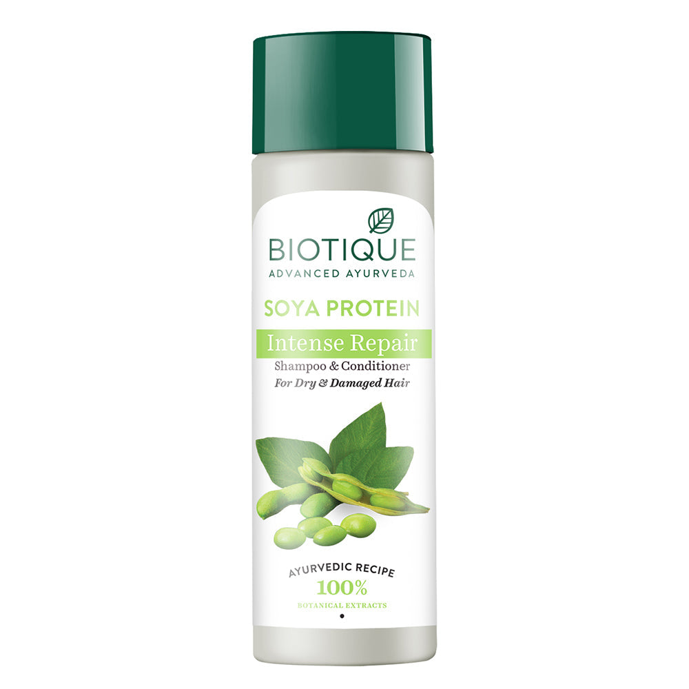 Biotique Soya Protein Intense Repair Shampoo & Conditioner 190ml (Pack of 2)
