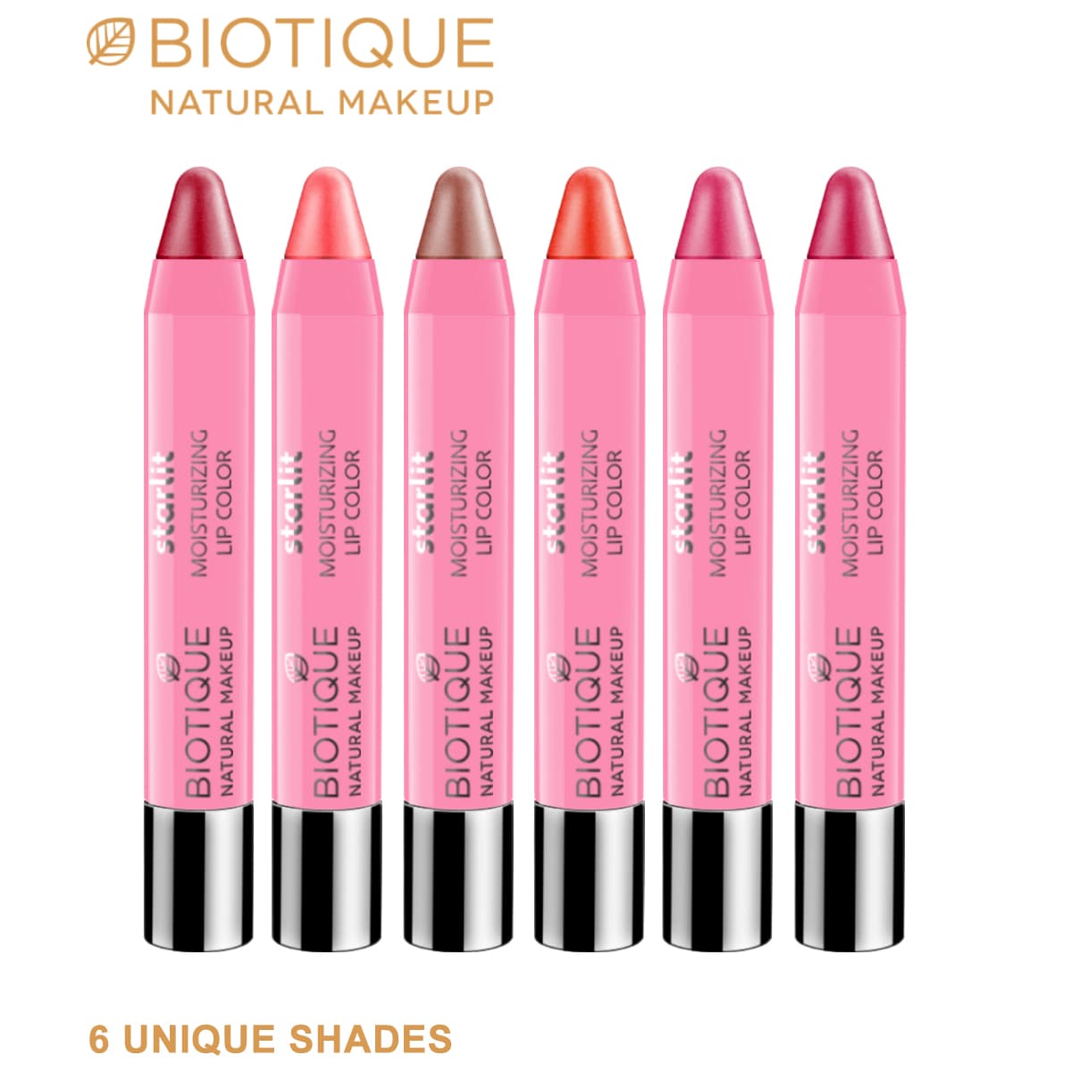 Buy Biotique Natural Makeup Starlit Moisturising Lipstick Rose