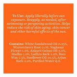 Sun Shield Sandalwood 50+SPF Suncreen Lotion 100ml