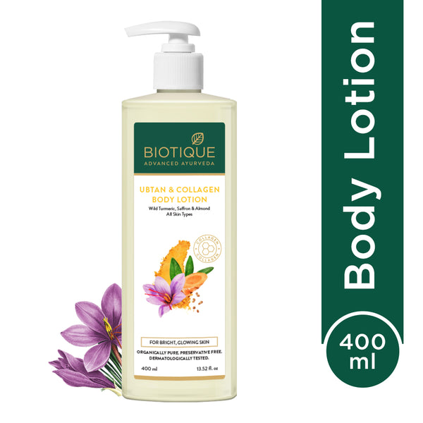 Biotique ubtan & collagen body lotion