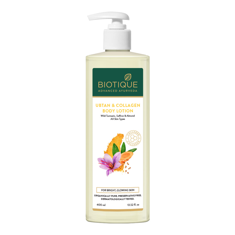 Biotique ubtan & collagen body lotion 300ml