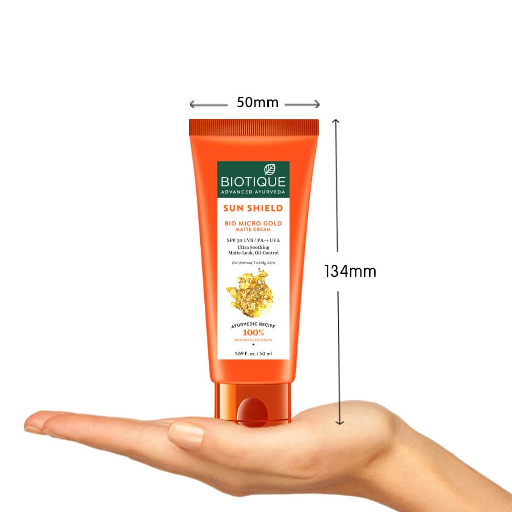 Sun Shield Micro Gold Matte Cream 30+ SPF UAV Sunscreen Ultra Protective Oil Control -50ml