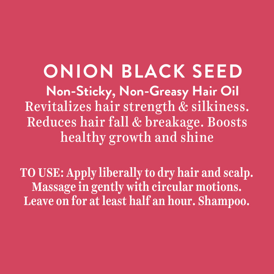 Onion Back Seed Hair Oil