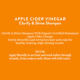 Apple Cider Vinegar Clarify & Shine Shampoo 300 ml