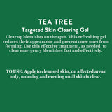 Tea Tree targetted skin clearing gel 15gm (N24)