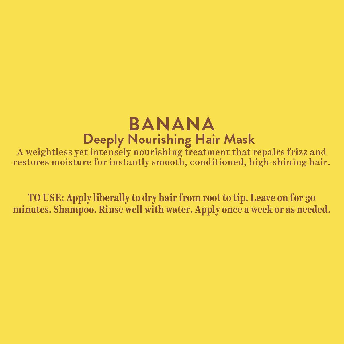Banana deep Nourishing Hair mask 175gm