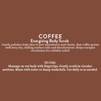 Coffee energizing body scrub 100gm