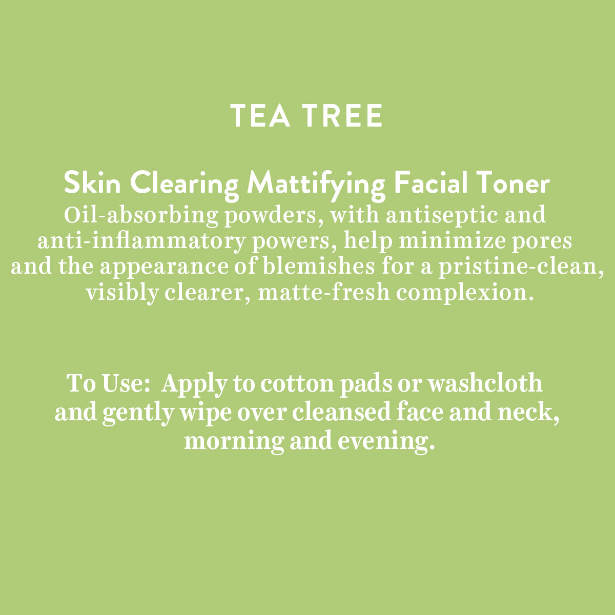 Tea Tree Facial Toner 120ml