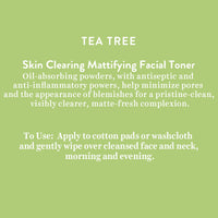 Tea tree facial toner 120ml