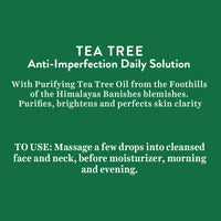 Tea tree anti imperfection daily solution 30ml