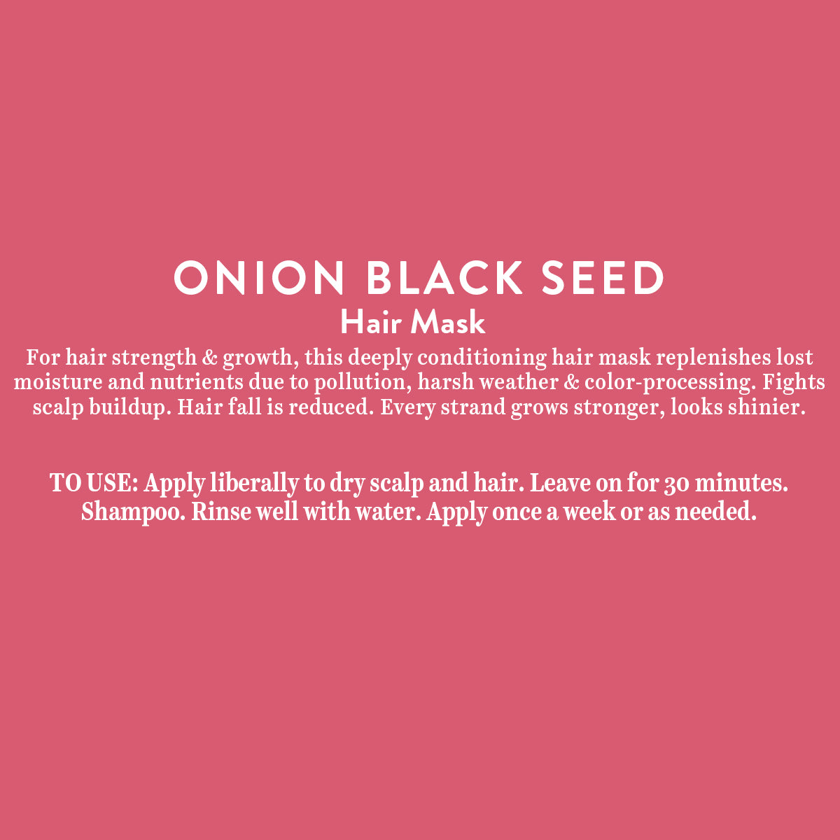 Onion  Black Seed Hair Mask 175g