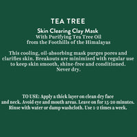 Tea tree skin clearing scrub 50gm
