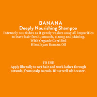 Banana deeply nourishing shampoo 300 ml